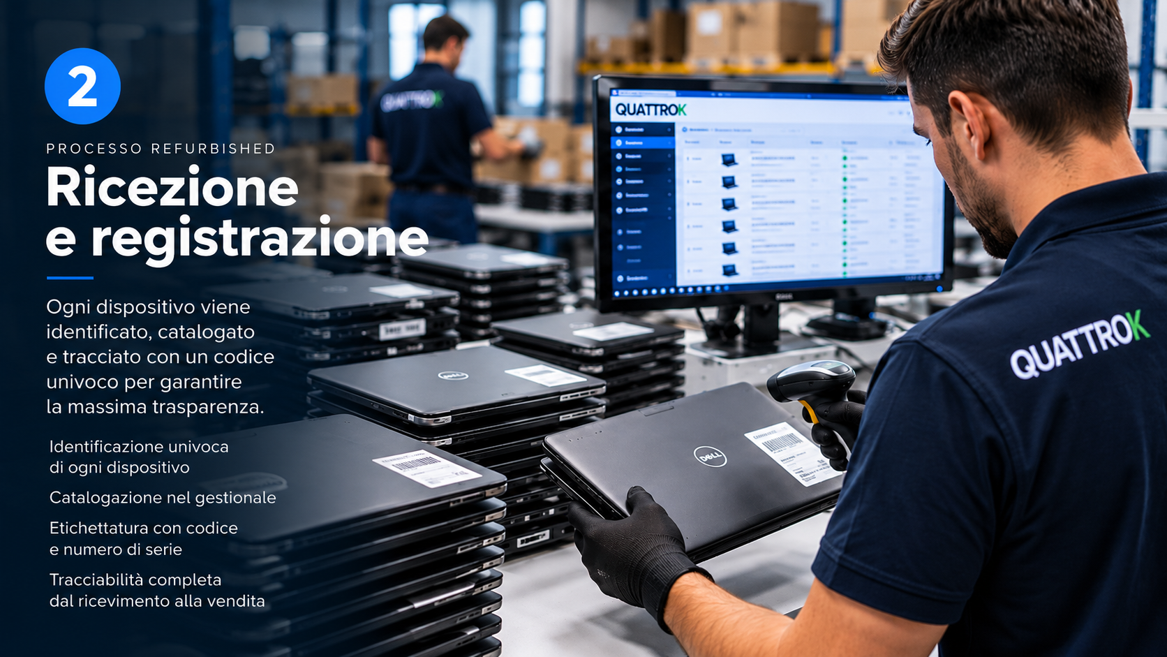 Ricezione e registrazione